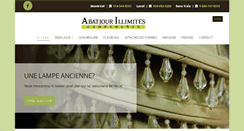 Desktop Screenshot of abatjourillimites.ca